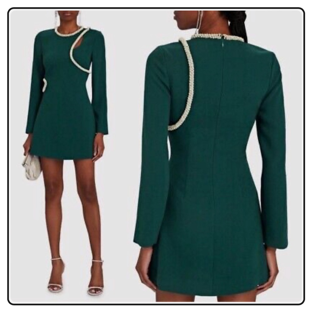 JONATHAN SIMKHAI KATHARINE DIAMANTE MINI DRESS
